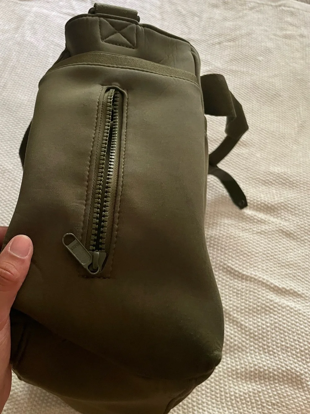 DAGNE DOVER Dark Moss tote/Diaper Bag